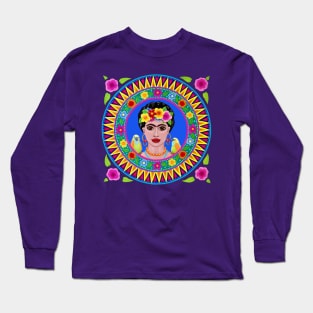 Fabulous Frida Mandala Long Sleeve T-Shirt